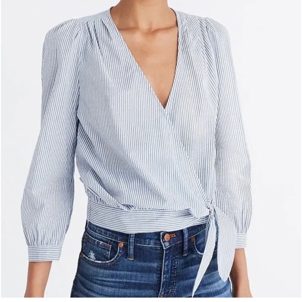 Striped Madewell blouse
